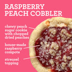 Gluten Free Raspberry Peach Cobbler